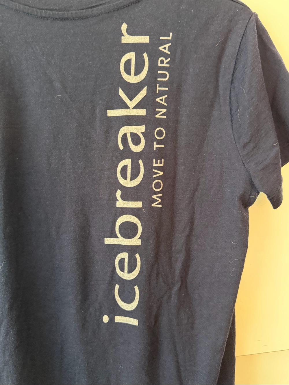 Icebreaker Navy Vortex Short-Sleeve Merino Tee - Picture 3 of 6